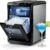 Antarctic Star Nugget Ice Maker Countertop - 44 Lbs/Day Self-Cleaning Portable Ice Machine with LED Display, Fast 15 Min Cycle for Home, Bar & Office