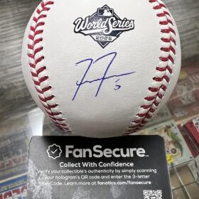 Freddie Freeman Authentic Autographed 2025 World Series Official Baseball - MLB Collectible