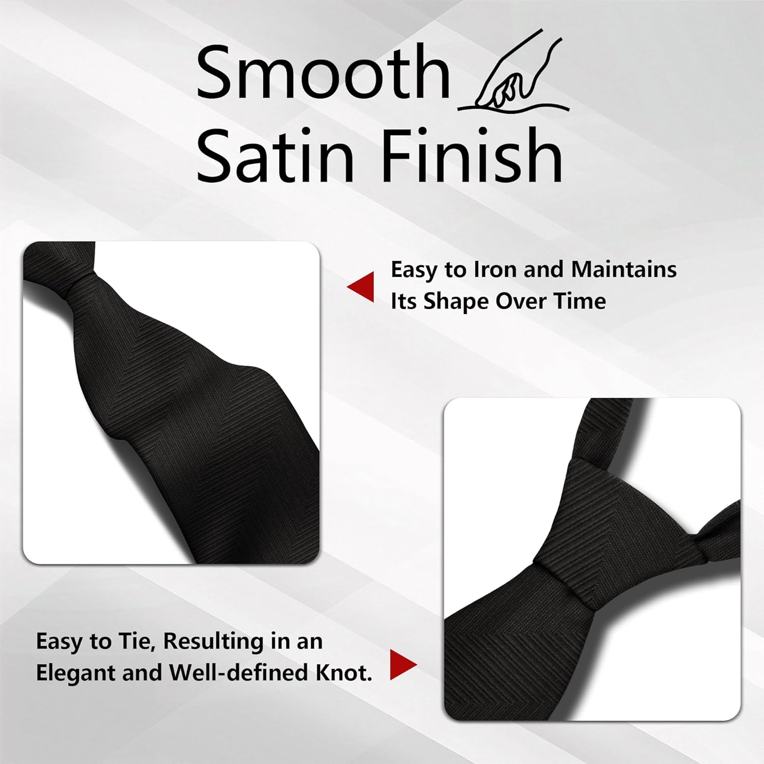 Fineknot Men's 3-Piece Jacquard Tie Set – Classic Plaid, Paisley & Striped Formal Neckties for Business & Weddings