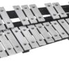 VEVOR 32-Note Professional Glockenspiel Bell Kit – Portable Aluminum Xylophone with Adjustable Stand, Mallets, and Carrying Bag for Students & Adults