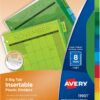 Avery 8-Tab Big Tab Plastic Dividers for 3-Ring Binders – Durable, Multicolor, Insertable Tabs (11901)