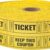 Methdic 2000-Count Golden Double Roll Raffle Tickets – 4 Color Vibrant Options for Events, Fundraisers, Classroom Rewards & Prizes