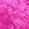 5000 Pieces Hot Pink Tissue Paper Confetti - 1.5cm Biodegradable Circle Dots for Wedding Tables, Birthday Parties & Celebrations