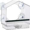 Crystal Clear Window Bird Feeder with Extra Strong Suction Cups - Premium Acrylic Bird House for Wild Birds, Cardinals, Chickadees & Bluebirds