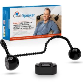 ChairSpeaker CS3 Wireless TV Speakers – Voice Enhancing Near-Ear Audio System for Seniors & Hearing Impaired – Compatible with Smart TVs & Streaming Apps