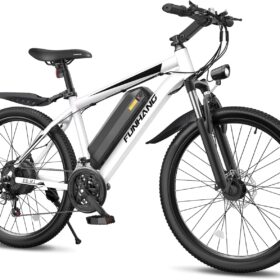 Funhang Electric Bike for Adults - 26" UL 2849 Certified Electric Mountain Bike with 1000W Peak Motor, 48V Removable Battery, 21 Speed, and Up to 50 Miles Range