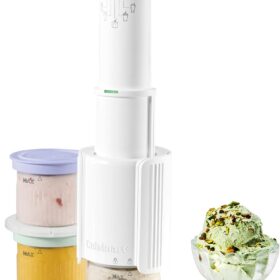 Cuisinart FastFreeze ICE-FD10 5-in-1 Ice Cream Maker & Frozen Dessert Machine with 3 Mixing Cups