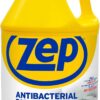 Zep Commercial Antibacterial Hospital-Grade Disinfectant Cleaner with Lemon – 1 Gallon
