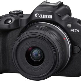 Canon EOS R50 Mirrorless Camera with RF-S18-45mm Lens | 24.2MP APS-C Sensor, 4K Video, Content Creator Kit (Black)