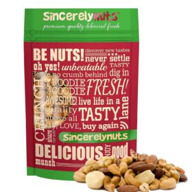Sincerely Nuts Roasted & Salted Mixed Nuts - 5 lb Bulk Bag | Premium Blend of Almonds, Cashews, Pecans, Brazil Nuts & Hazelnuts | Keto, Vegan, Kosher & Gluten-Free Snack