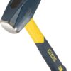 Estwing Sure Strike 3 lb. Drilling Hammer - Fiberglass Sledge Handle with Shock Reduction Grip - Forged Steel Tool for Masonry & Chiseling