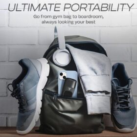 Hummingbird MK1 Compact Trimmer – Portable Cordless Beard & Body Groomer with T-Blade, USB-C Rechargeable, 60-Min Runtime & Travel Pouch