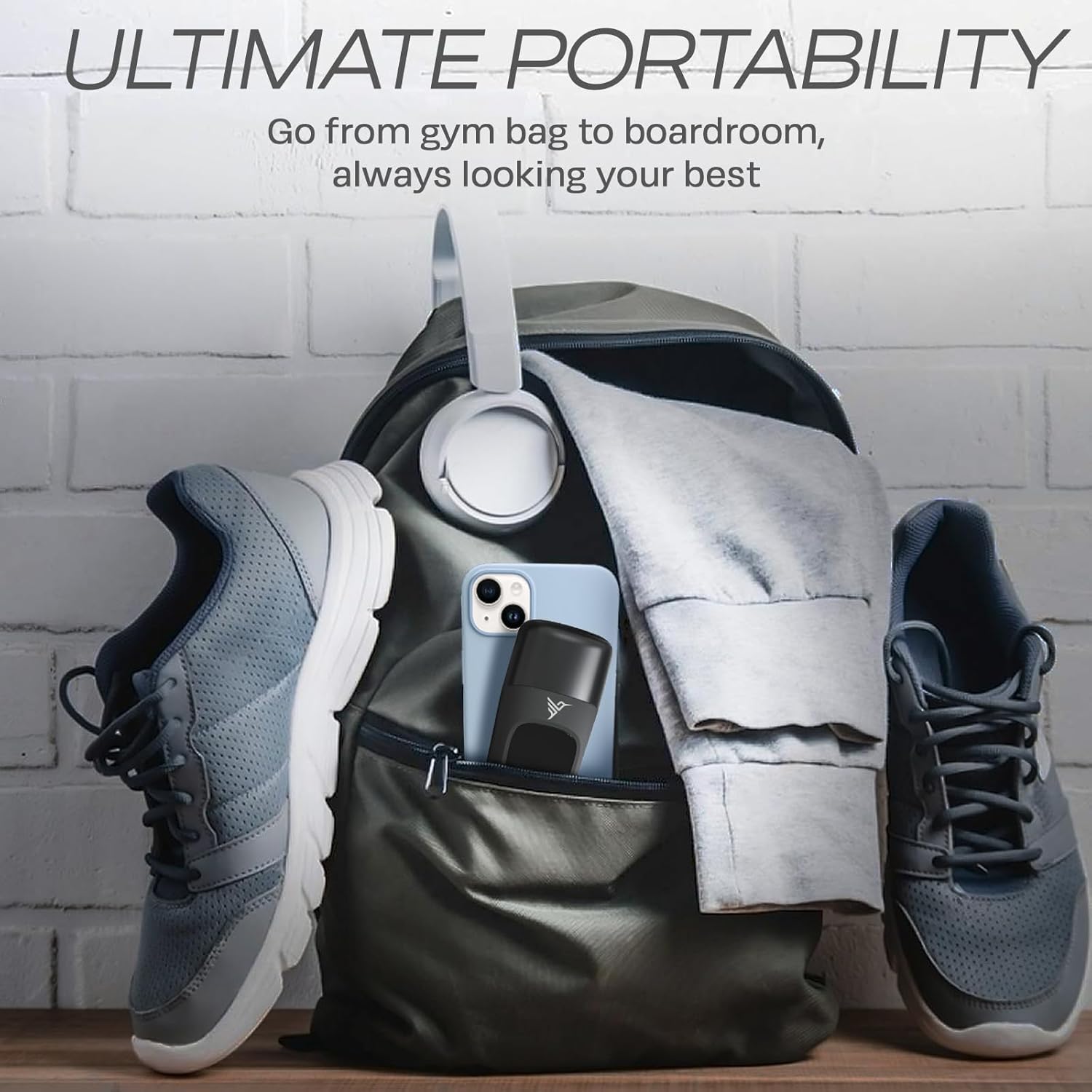Hummingbird MK1 Compact Trimmer – Portable Cordless Beard & Body Groomer with T-Blade, USB-C Rechargeable, 60-Min Runtime & Travel Pouch