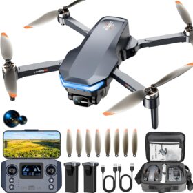 4K GPS Drone with Camera for Adults - Foldable RC Quadcopter with 48Min Flight Time, Auto Return, Follow Me & 1312ft Range
