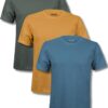 Kingsted Men's Premium Cotton T-Shirt Pack - Ultra-Soft Classic Fit Crewneck Tees for Everyday Wear