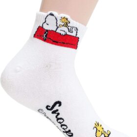 Peanuts Movie Collection Women's Novelty Crew Socks - Snoopy, Charlie Brown & Friends Original Character Design