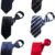 Men's 6-Piece Classic Pretied Zipper Neckties Set – Adjustable Solid Color Formal Ties for Business, Weddings, and Uniforms