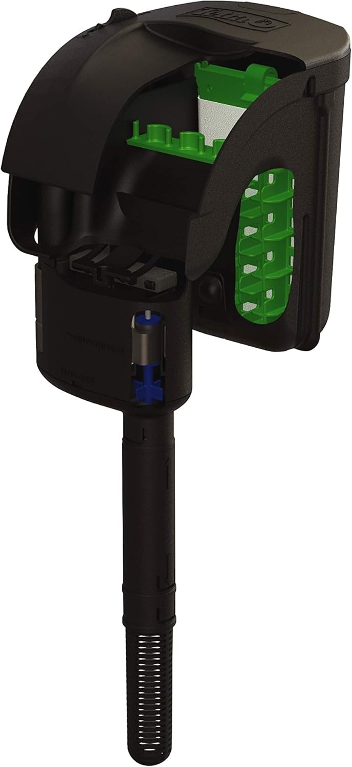 Tetra Whisper IQ Power Filter – 10 Gallon, 105 GPH, with Stay Clean Technology & Quiet Submerged Motor