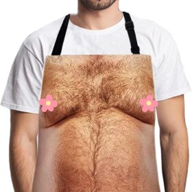 Hilarious Original 6-Pack Abs Apron – Funny Gag Gift for Men, Dad, & Husband – Perfect for BBQ, Cooking & Birthday Parties
