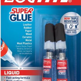 Loctite Super Glue Liquid Professional - 2 Pack of 0.07 fl oz Tubes, Instant Cyanoacrylate Adhesive for Plastic, Wood, Metal, and DIY Repairs, Quick-Dry Clear Formula