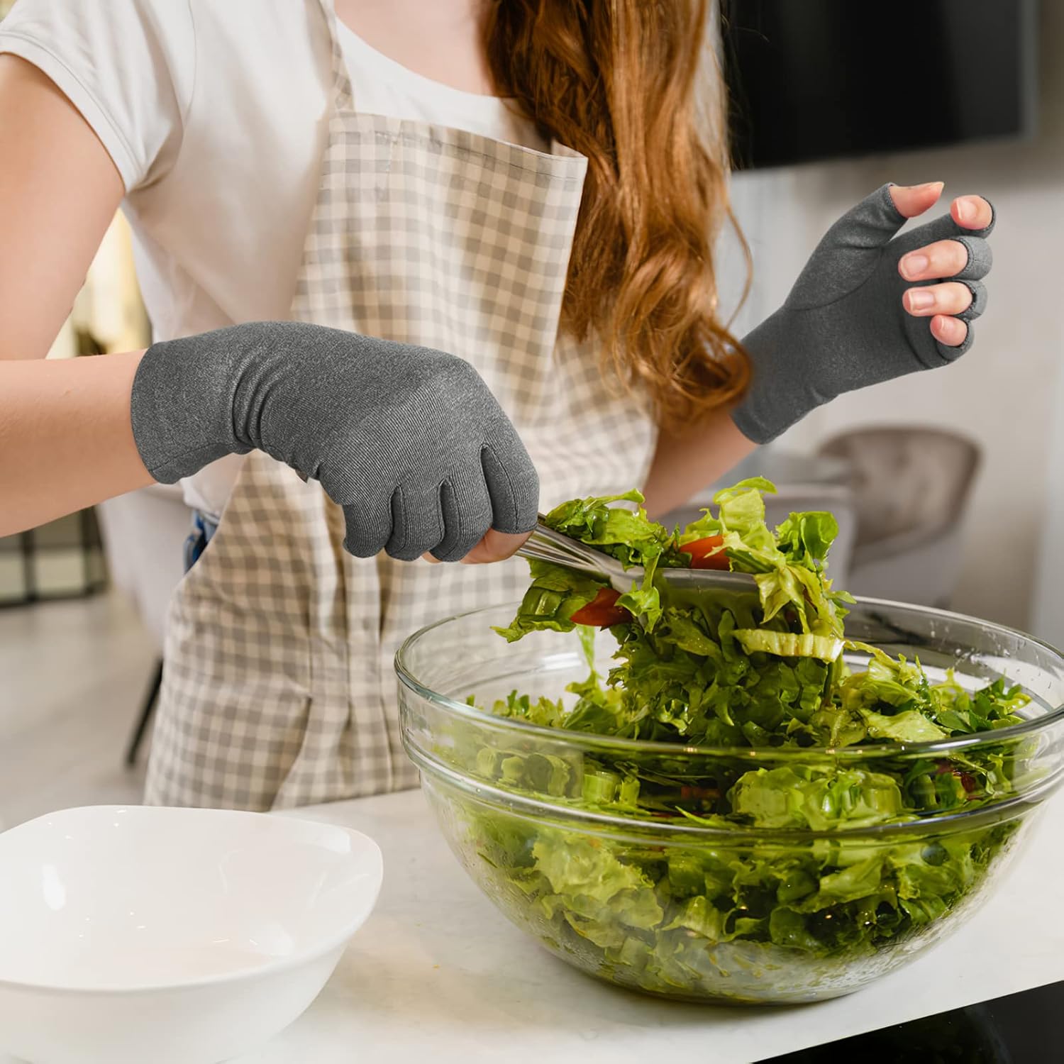 Duerer Arthritis Compression Gloves – Relief for Carpal Tunnel, Rheumatoid Arthritis & Tendonitis – Open Finger Design for Men & Women