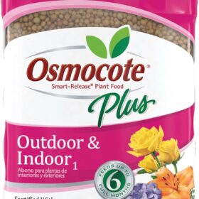 Osmocote Smart-Release Plus Plant Food, 1 lb. - 6-Month Indoor & Outdoor Fertilizer with 11 Essential Nutrients & No-Burn Pledge