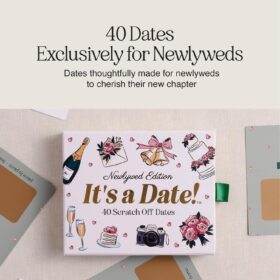 It's a Date! Newlywed Edition - 40 Scratch-Off Date Night Cards for Couples | Fun Wedding Shower Gift Ideas for Bride & Groom