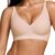 Women's Wireless Push-Up Bra – Seamless V-Neck T-Shirt Bra with Light Lift & Full Coverage