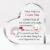 Romantic Acrylic Heart Plaque – Personalized Souvenir Gift for Wife, Husband & Couples – Valentine’s Day, Wedding, Birthday & Anniversary Home Decoration