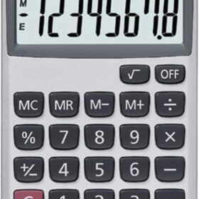 Casio SL-300SV Solar+Battery Desktop Calculator - Portable 8-Digit Display with Independent Memory