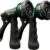 AUTOMAN Garden Hose Nozzle 2 Pack - Heavy Duty Adjustable Water Spray Nozzle with 7 Patterns, Ergonomic Non-Slip Grip & Lockable Flow for Lawn, Car Wash & Pet Cleaning