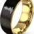 Tungsten Carbide Wedding Band Ring - 8mm Lighthouse Ocean Wave Design - Comfort Fit for Men & Women - Available in Brushed Black, Silver, Blue, Rose, or Yellow Gold