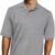 Jerzees Men's SpotShield Stain Resistant Polo Shirt - Short Sleeve Dri-Power Moisture Wicking Active Jersey Knit with Sport Collar (Black, Medium)