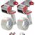 Mr. Pen Heavy Duty Packing Tape Dispenser Gun - 2-Pack with 2 Rolls, 2-Inch Clear Packaging Tape for Moving, Shipping, and Boxes