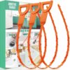 Drain Snake Hair Clog Remover (3-Pack) - 20 Inch Flexible Sink & Shower Cleaning Tool for Bathrooms and Kitchens