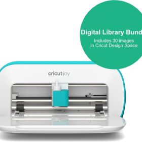 Cricut Joy Compact Smart Vinyl & Lettering Machine with Digital Content Library Bundle