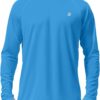 Roadbox Men's UPF 50+ Performance Sun Protection Shirt - Quick Dry Long Sleeve Fishing Rash Guard for Hiking, Swimming & Outdoor Sports