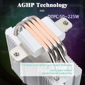Thermalright Assassin X 120 Refined SE ARGB CPU Cooler – 4 Heat Pipe Air Cooling with TL-C12C PWM Fan & AGHP for Intel/AMD