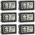 Digital Hygrometer Thermometer (6-Pack) – Mini Indoor Temperature & Humidity Monitor with LCD Display for Home, Greenhouse, Reptile Tank, and Cellar