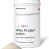 Momentous Grass-Fed Whey Isolate Protein Powder | 20g Whey Protein | NSF Certified for Sport | Gluten-Free with ProHydrolase Enzymes for Digestion | Unflavored (25 Servings)
