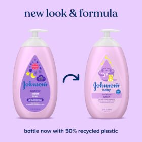 Johnson's Baby Bedtime Lotion with NaturalCalm Aromas – 27.1 fl. oz Hypoallergenic Moisturizing Baby Lotion for Gentle Sleep & Skin Hydration – Paraben & Dye Free