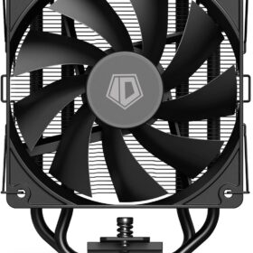 ID-COOLING SE-214-XT CPU Air Cooler - 120mm PWM Fan, 4 Heat Pipes, 180W TDP Support, Compatible with Intel LGA 1700/1851 and AMD AM5/AM4