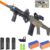 Electric Sniper Rifle Toy Gun for Nerf Wars – 28” Semi-Auto Foam Blaster Kit with Scope, 120 Darts & 3 Magazines – Ultimate Tactical Gift for Boys 8-12