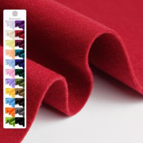 Premium Red Soft Felt Fabric Sheet - 1.6mm Thick Acrylic Material (18" x 36") - Non-Fray Craft Textile for Sewing, DIY Projects, Embroidery & Home Décor