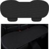 Premium Rear Seat Cover for Cars - Breathable, Non-Slip Bench Seat Protector with Side Storage Pockets - Universal All-Season Back Seat Mat for SUVs, Trucks & Sedans