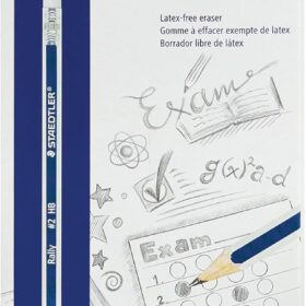 Staedtler Rally #2 Graphite Pencils – Pre-Sharpened Wood Pencils with Eraser, 12-Count Pack (9122-2B12)