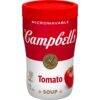 Campbell's Sipping Soup, Classic Tomato, 11.1 Oz Microwavable Cup – Ready-to-Serve Vegetarian Comfort Food