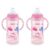 NUK Learner Sippy Cup – 10oz Spill-Proof Training Cups with Soft Spout & Handles (2 Pack) for Babies 8+ Months, BPA Free