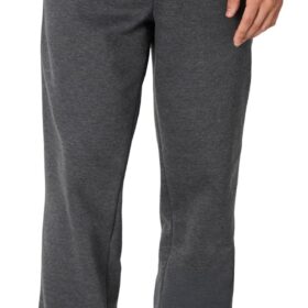 Amazon Essentials Men's Fleece Open Bottom Sweatpant - Relaxed Fit with Adjustable Drawstring (Available in Big & Tall)