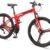 Ktaxon 26-Inch Foldable Mountain Bike – 21 Speed Dual Suspension Mountain Bicycle with Mechanical Disc Brakes, Ergonomic Frame, and All-Terrain Tires